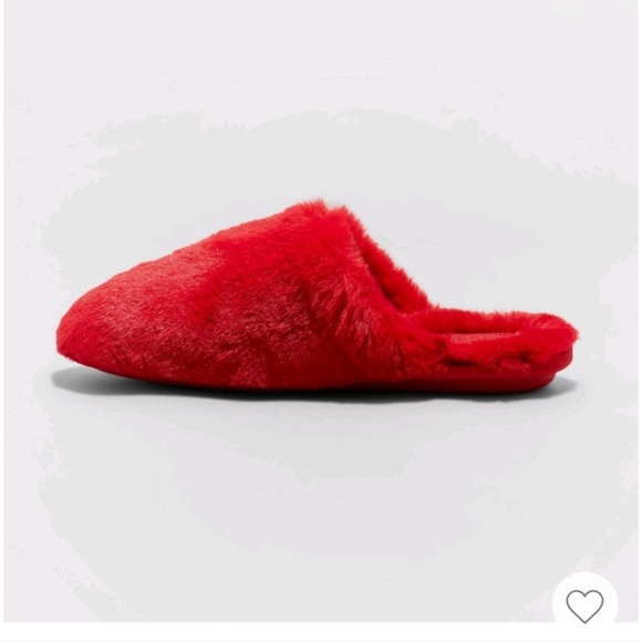 Nwt Women's Emily Puff Scuff Slippers - Stars Above red - Picture 4 of 8